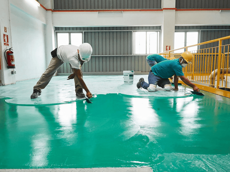 THI CÔNG SƠN SÀN EPOXY VÀ ẢNH HƯỞNG CỦA NHIỆT ĐỘ