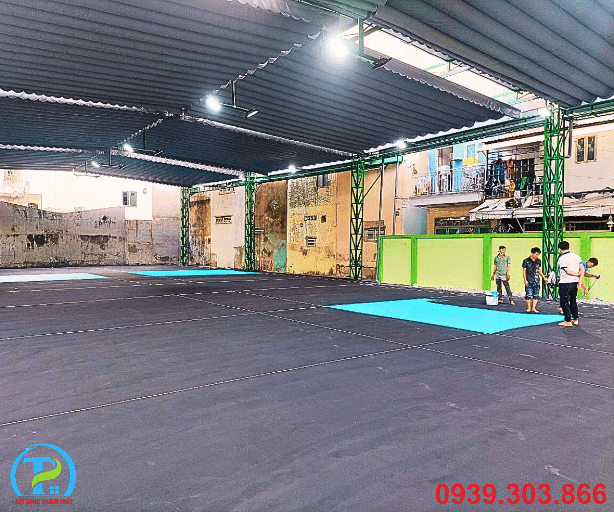 CÔNG NGHỆ SƠN PHỦ MỚI GIÚP THI CÔNG SÂN PICKLEBALL BỀN ĐẸP HƠN