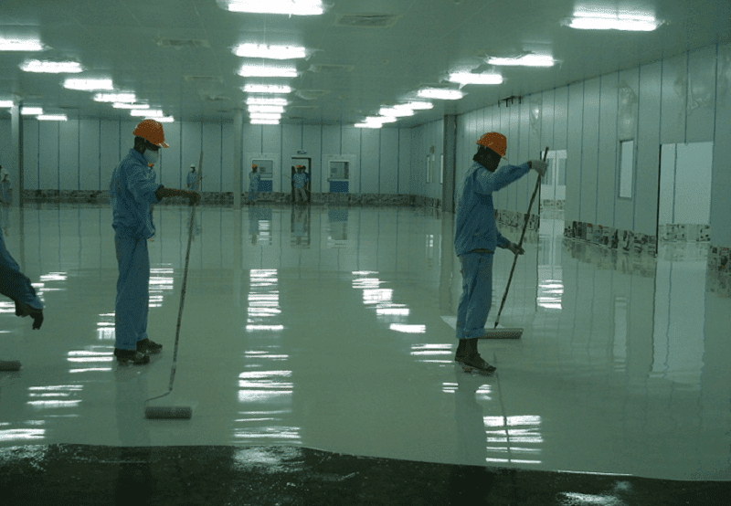 THI CÔNG SƠN SÀN EPOXY - NHỮNG KHÓ KHĂN THƯỜNG GẶP VÀ CÁCH KHẮC PHỤC